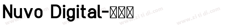 Nuvo Digital字体转换 Nuvo Digital字体转换
